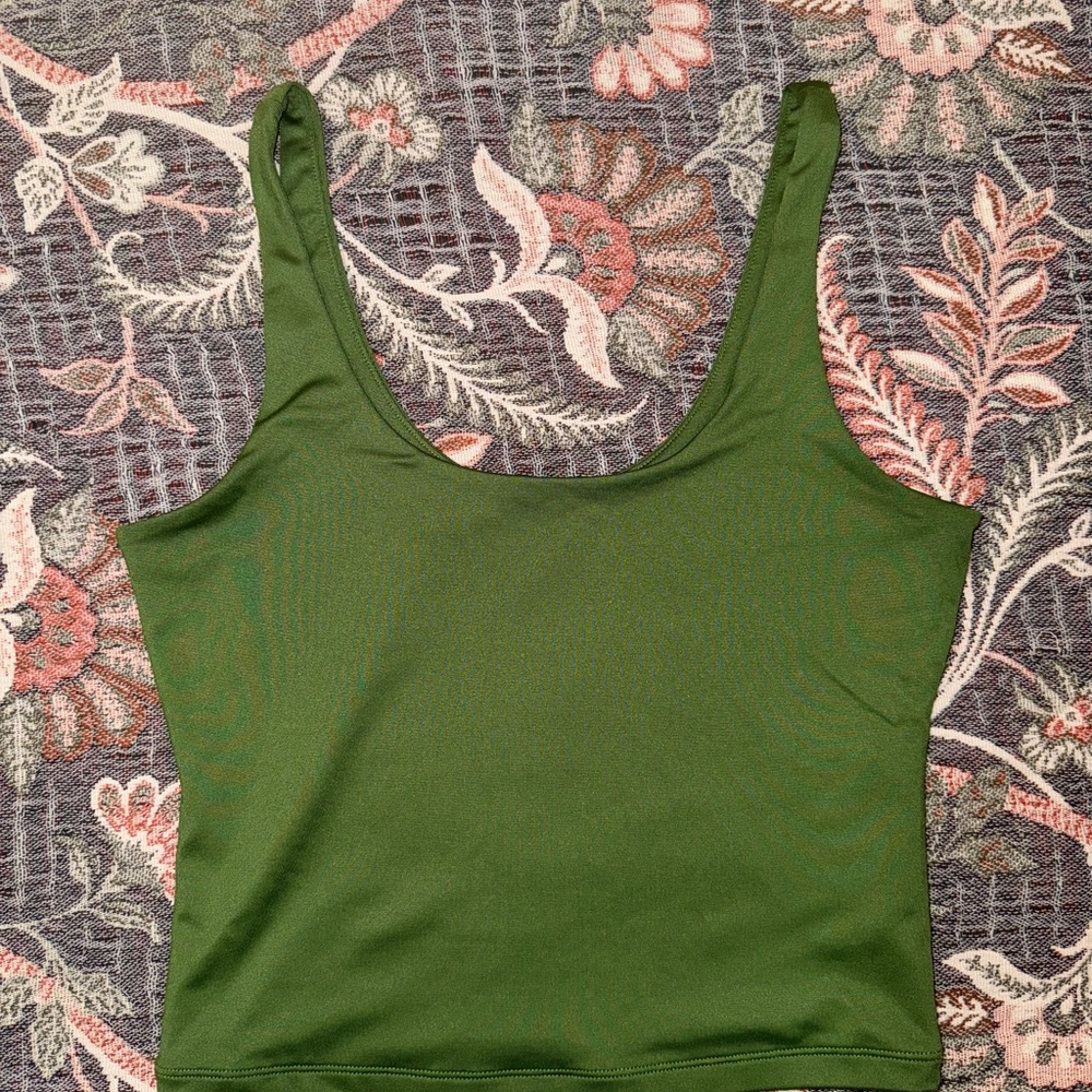 Abercrombie & Fitch Soft Af Green tank